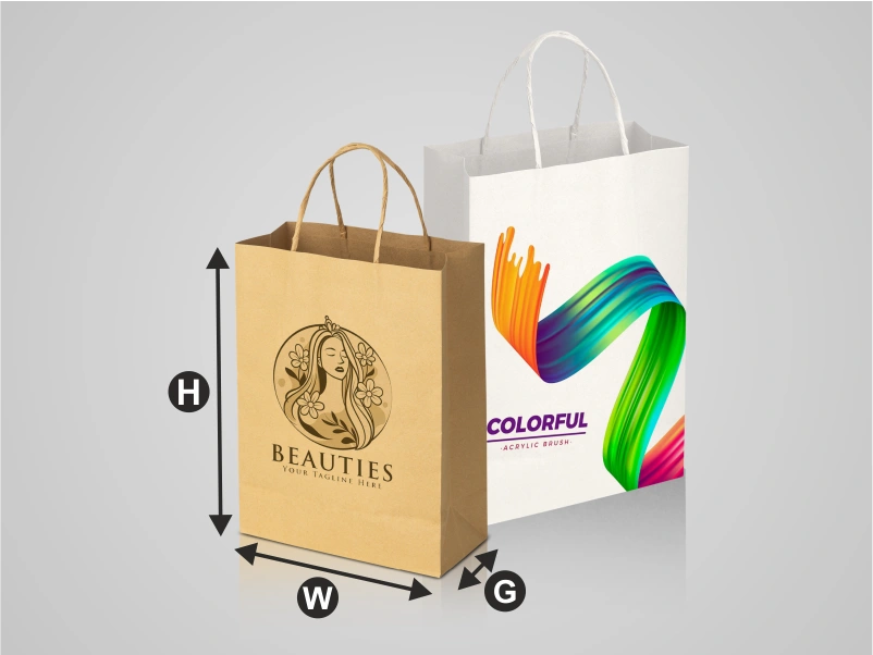 Kraft Shopping Bag image 2